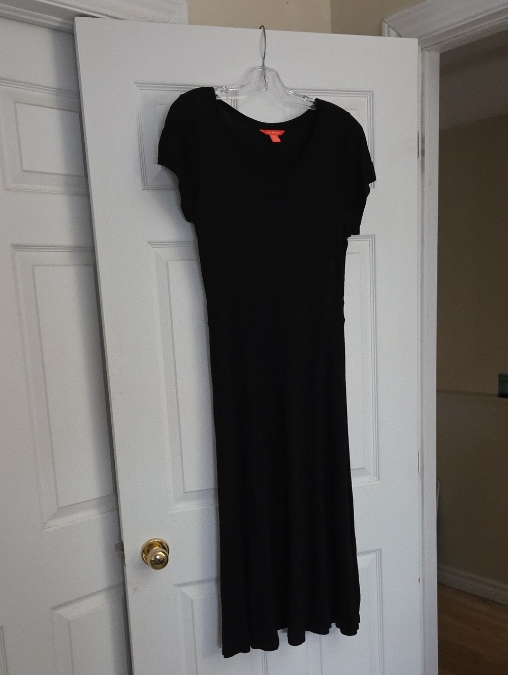 Joe Fresh Black V‑Neck Maxi Dress